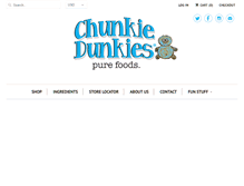 Tablet Screenshot of chunkiedunkies.com